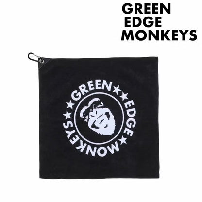 【GreenEdge Monkeys/グリーンエッジ モンキーズ】 40367701 　Golf marker Monkeys towel　カラビナ付き　タオル