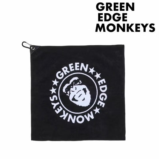 【GreenEdge Monkeys/グリーンエッジ モンキーズ】 40367701 　Golf marker Monkeys towel　カラビナ付き　タオル