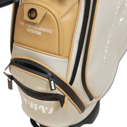 【TFW49 /ティーエフダブリューフォーティーナイン】 T132610004 レザー　スタンドキャディバッグ LEATER CADDIE BAG