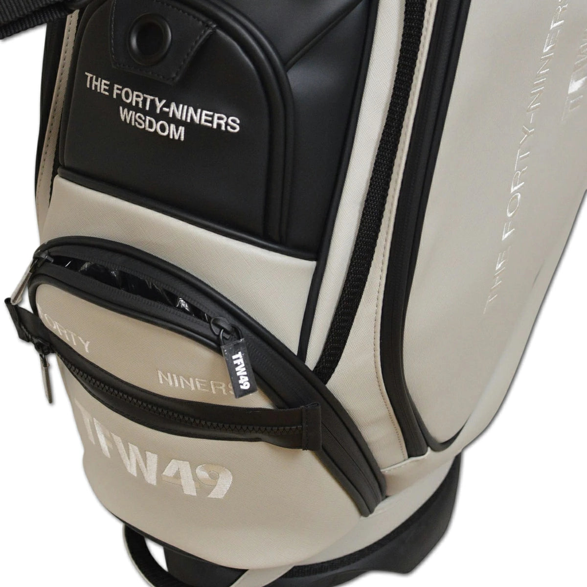 【TFW49 /ティーエフダブリューフォーティーナイン】 T132610004 レザー　スタンドキャディバッグ LEATER CADDIE BAG