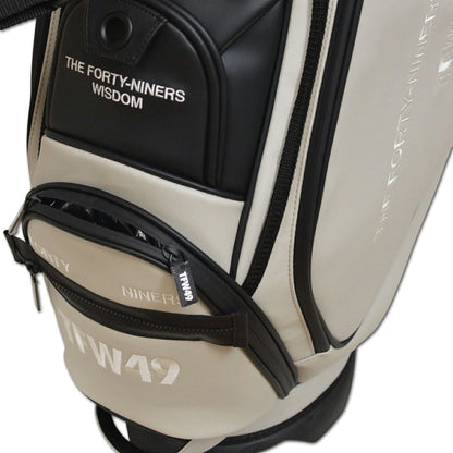 【TFW49 /ティーエフダブリューフォーティーナイン】 T132610004 レザー　スタンドキャディバッグ LEATER CADDIE BAG