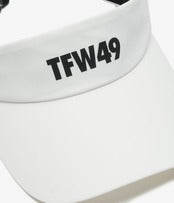 【TFW49/ティーエフダブリューフォーティーナイン】 T132520014 TAFFETA SUN VISOR 調整可能なアジャスター付き