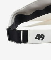 【TFW49/ティーエフダブリューフォーティーナイン】 T132520014 TAFFETA SUN VISOR 調整可能なアジャスター付き