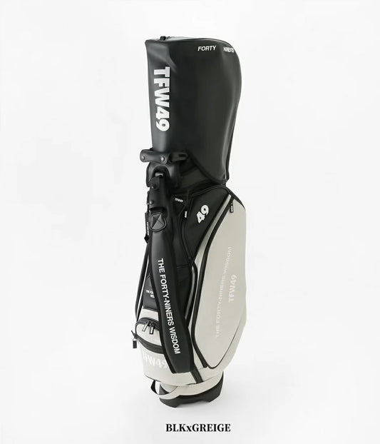 【TFW49 /ティーエフダブリューフォーティーナイン】 T132610004 レザー　スタンドキャディバッグ LEATER CADDIE BAG