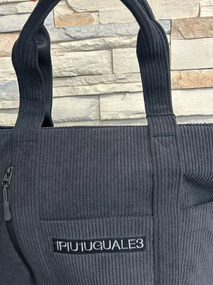 【1PIU1UGUALE3 GOLF/ウノ ピゥ ウノ ウグァーレ トレ ゴルフ】 ラージトートバッグ GRG525-GPE072 113 GOLF CORDUROY 2WAY TOTE BAG LARGE