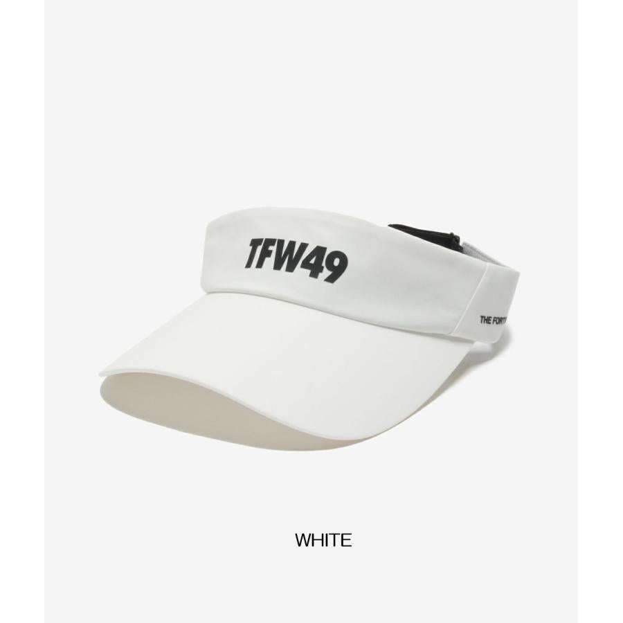 【TFW49/ティーエフダブリューフォーティーナイン】 T132520014 TAFFETA SUN VISOR 調整可能なアジャスター付き