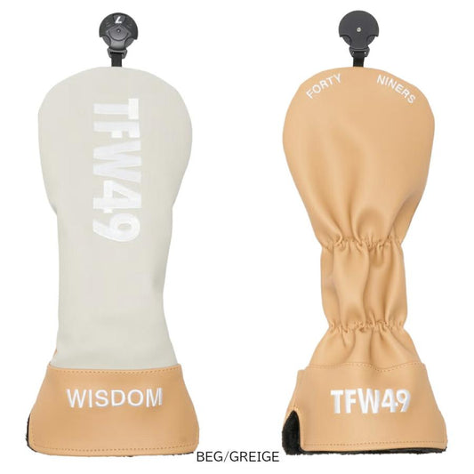【TFW49/ティーエフダブリューフォーティーナイン】 LEATHER HEAD COVER FW フェアウェイウッドカバー　ヘッドカバー T132610006