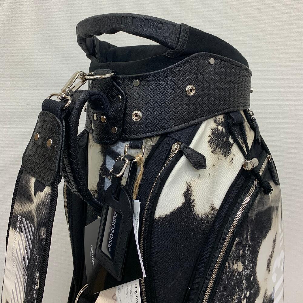 ZEROZONE CADDIE BAG ZZ25-CB01BS ゼロゾーン キャディバッグ キャディーバッグ ゴルフバッグ ゴルフバック 正規品 レディース メンズ 【ZEROZONE ブラックシリーズ】
