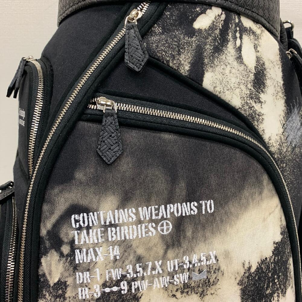 ZEROZONE CADDIE BAG ZZ25-CB01BS ゼロゾーン キャディバッグ キャディーバッグ ゴルフバッグ ゴルフバック 正規品 レディース メンズ 【ZEROZONE ブラックシリーズ】