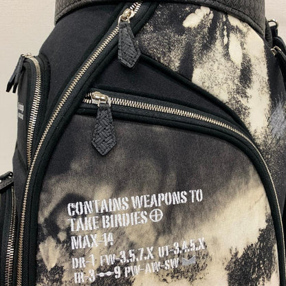 ZEROZONE CADDIE BAG ZZ25-CB01BS ゼロゾーン キャディバッグ キャディーバッグ ゴルフバッグ ゴルフバック 正規品 レディース メンズ 【ZEROZONE ブラックシリーズ】