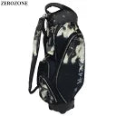 ZEROZONE CADDIE BAG ZZ25-CB01BS ゼロゾーン キャディバッグ キャディーバッグ ゴルフバッグ ゴルフバック 正規品 レディース メンズ 【ZEROZONE ブラックシリーズ】