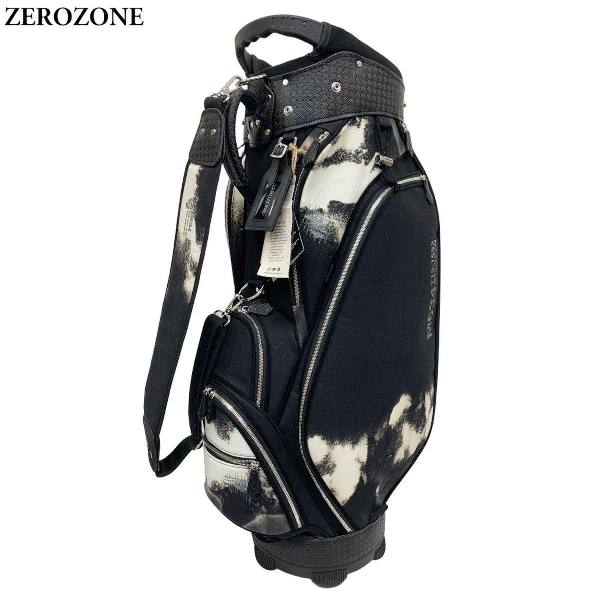 ZEROZONE CADDIE BAG ZZ25-CB634 ゼロゾーン キャディバッグ キャディーバッグ ゴルフバッグ ゴルフバック 正規品 レディース メンズ 【ZEROZONE ブラックシリーズ】