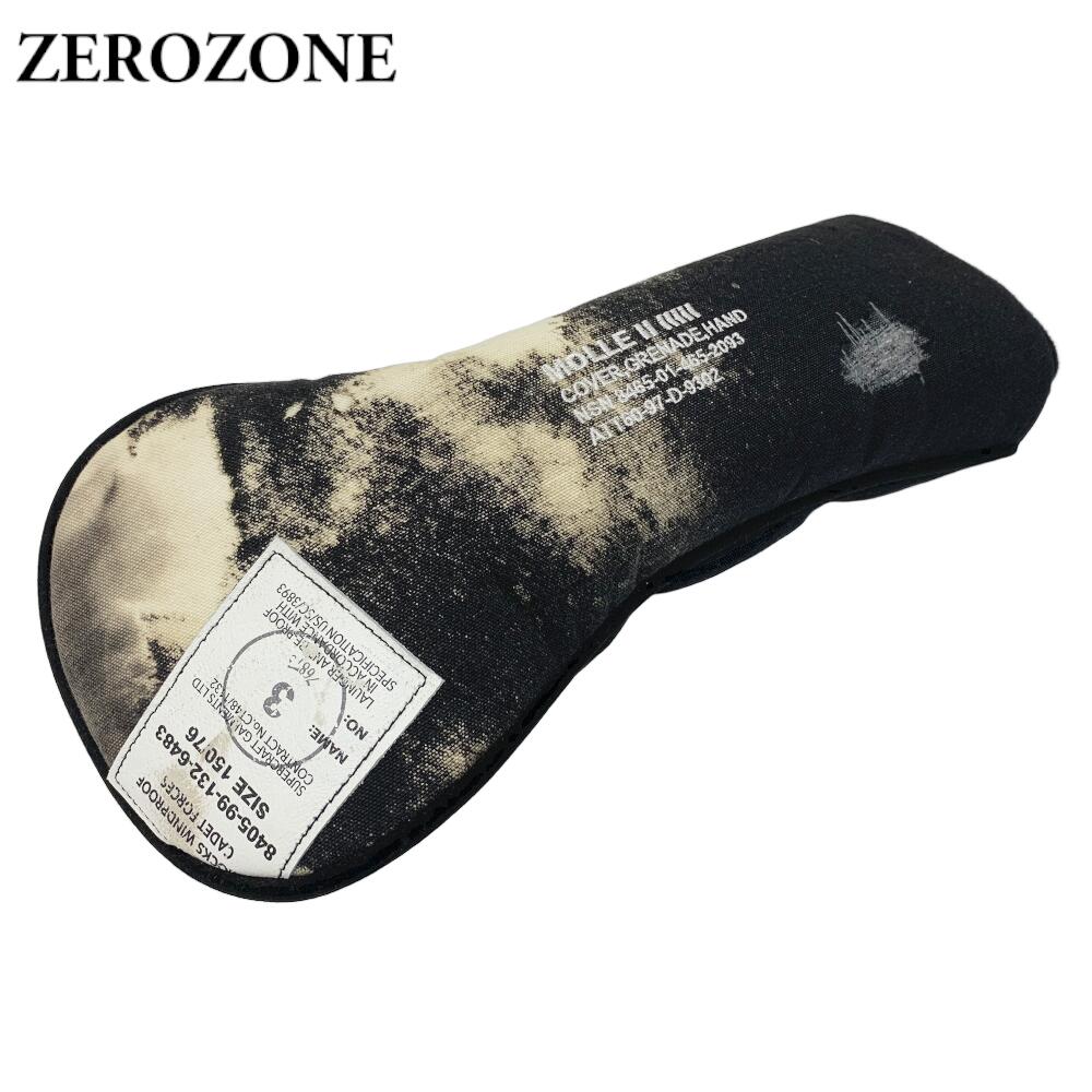 ZEROZONE DRIVER HEAD COVER ZZ25-DRNT01BS ゼロゾーン ドライバー用ヘッドカバー 正規品 メンズ レディース 【ZEROZONE ブラックシリーズ】